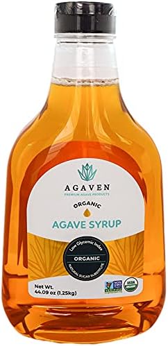 Agave Nectar By AGAVEN Natural Syrup Sweetener (Natural, 44.09 Ounces) Club Size