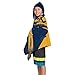 Northwest West Virginia Mountaineers NCAA Cross Out Youth Hooded Micro Fiber Towel 22 x 51 Inches