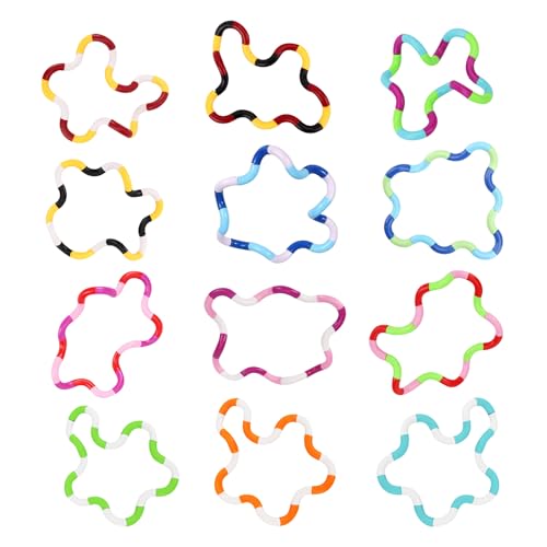 Scettar 12 Pcs Tangle Fidget Toy, Toys, Stress...