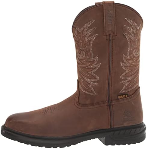 Rocky Men's WORKSMART Western Boot, Brown, 13 | Image 7