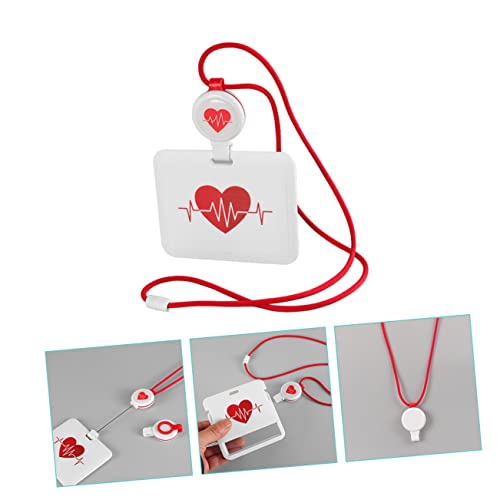 Porte badge rétractable anti-perte Lurrose pour cartes d'identité