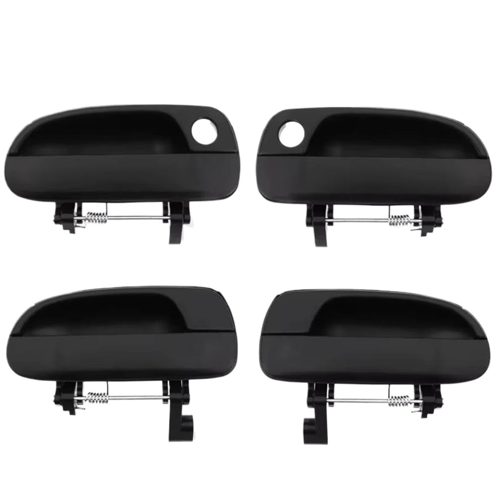 Uyvthmhmc Onecolor Door Handle Set Compatible With Accent 2000-2006 Front And Rear Outer Door Handles 82650-25000 82660-25000 83650-25000 83660-25000
