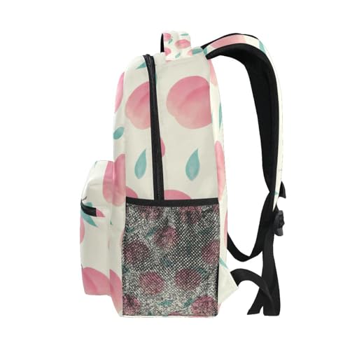 Sac à dos imperméable SKYSHU motif pêche 16 pouces pour PC portable avec poches - 4