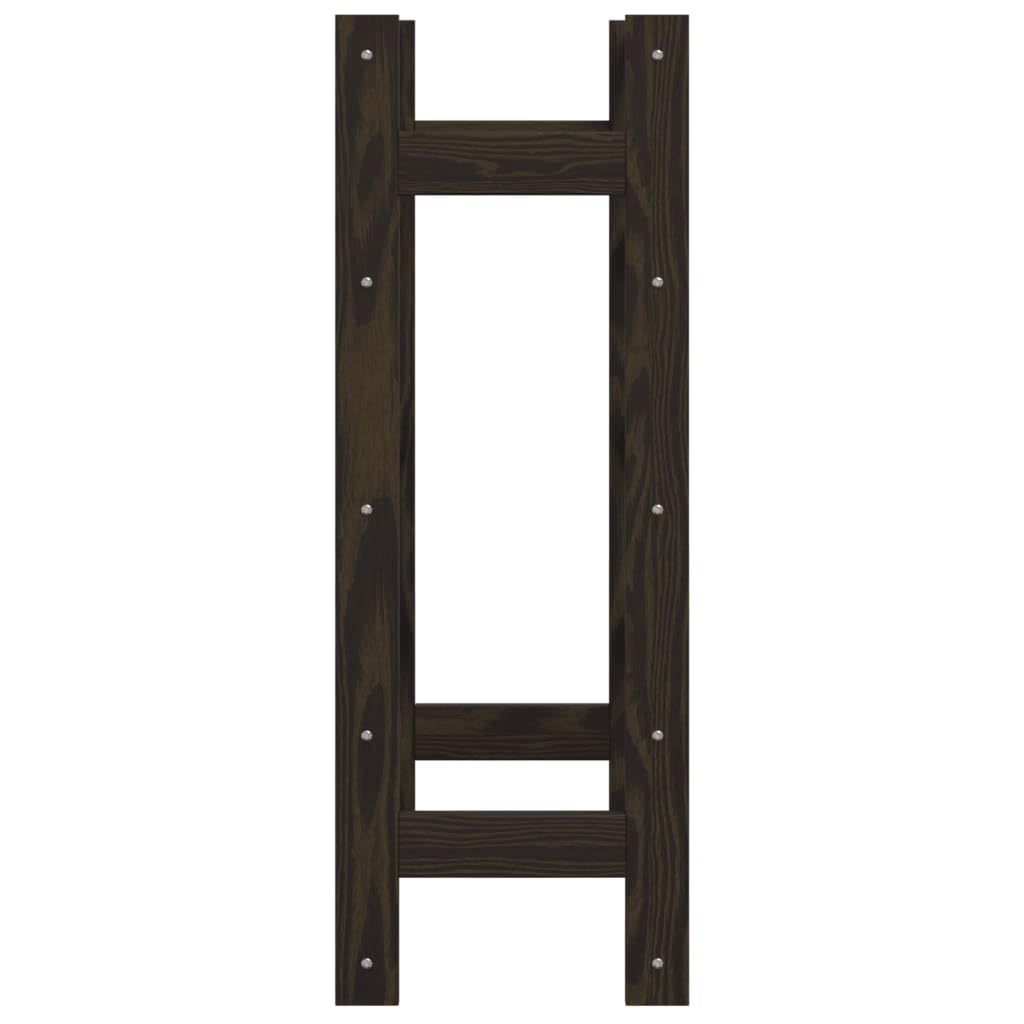 Botellero para 20 botellas negro de madera maciza de pino, botellero de vino, botellero de vino, decoración para el hogar, botellero de vino, mueble para decoración de muebles