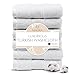 6 Piece Washcloth Set. 2017(New Collection). Premium Quality Turkish Towels. Super Soft, Plush and Highly Absorbent. Set Includes 6 Pieces of Washcloths. By Maura (Washcloth - Set of 6, White)