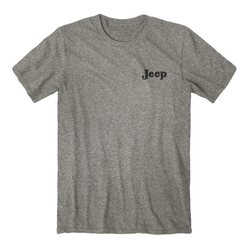 Jeep Sasquatch Legend Short Sleeve T-Shirt, Gray | Classic Willys Jeep Design | 50/50 Polycotton Blend2