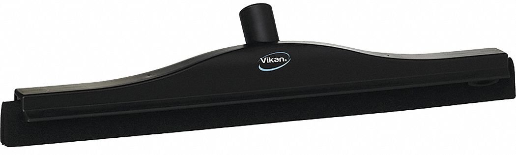 Vikan 77539 Squeegee,Fixed Head,Floor,20",PP/RB,Black