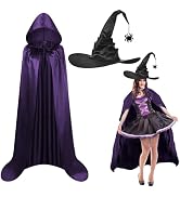 Costume Strega Ragnatela Fosforescente (Vestito e Cappello) 9-10 Anni / 134-140cm di Rubie'S Costume Company