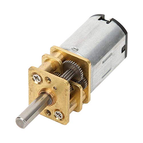 GA12-N20 DC 3V Getriebemotor Geräuscharmes Getriebe mit hoher Torsionsreduzierung 15-1000 U/min, mit Metallgetriebe(15RPM)