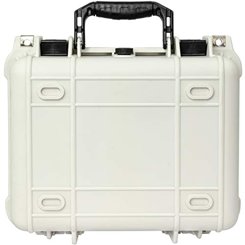 Eylar Protective Hard Camera Case Water & Shock Proof W/Foam Tsa Approved 13.37 Inch 11.62 Inch 6 Inch Polar White #TOP4