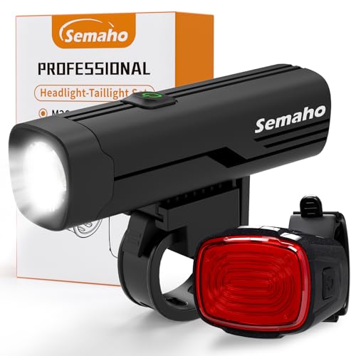 Bike Lights for Night Riding, Rechargeable Bicycle Light Front and