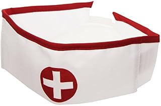 Nurse Dress-Up Fun Hats Caps & Headwear for Fancy Dress Costumes Accessory