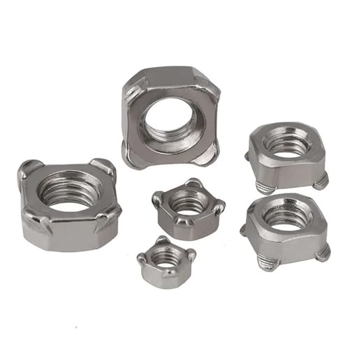 XAOLIUZi 5-10pcs Square Weld Nuts M3-M10 Stainless Steel