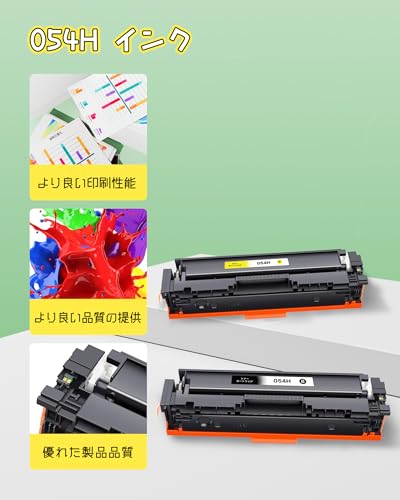 KEENKLE Canon CRG-054H トナーカートリッジ 4色セット