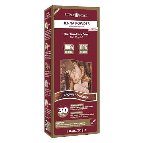 Surya Brasil Products Henna Powder, Brown, 1.76 Ounce