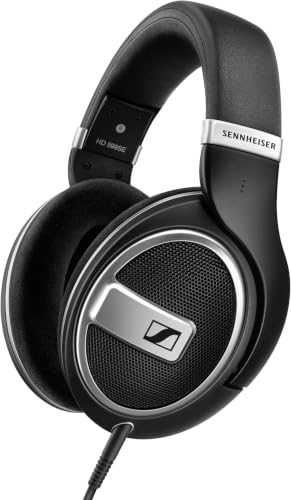 Image of Sennheiser HD 599 SE Open-Back Headphones, Premium Design, Natural Balanced Audio, Comfortable Fit, Wired Headphones for Music, Gaming, School, Work, Black, Large (Pack of 10)