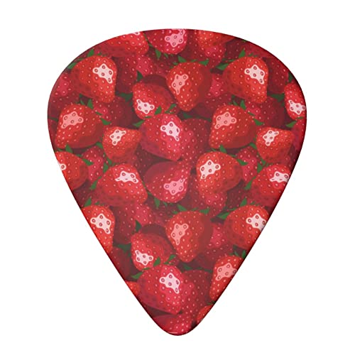 Red Strawberry Lot de 6 médiators pour guitare acoustique, guitare électrique, basse, ukulélé – fins, moyens et épais - Les Beatles, Paul McCartney, John Lennon, RIngo Starr, George Harrison Red Strawberry Lot de 6 médiators pour guitare acoustique, guitare électrique, basse, ukulélé - fins, moyens et épais – Image 4