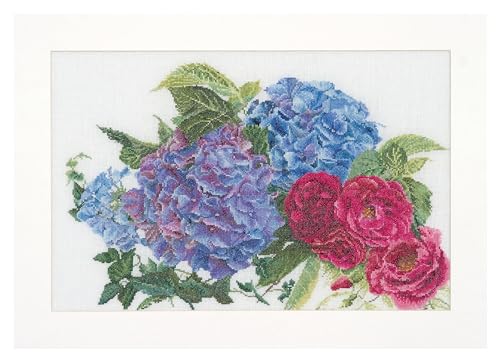 Image of Thea Gouverneur Cross Stitch Kit, White, 46x30cm