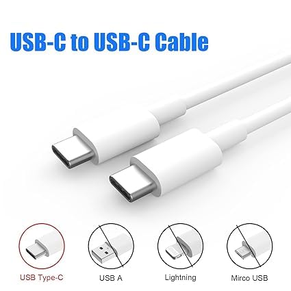 Image of Original C to C Fast 25W Charger Compatible with Samsung S Series | Super Fast Charger Adapter for S24 / S23 / S23 fe / S22 / S21 / S21 fe / S20 (with Cable)*White GFR563