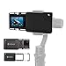 Produktbild Moman GoPro Gimbal Adapter Mount Platte Halterung Kamerahalterung für GoPro Hero 7/6/5/4/3/3+ DJI Osmo Mobile 2 Zhiyun Smooth 4 Q2 FeiyuTech Hohem Rollei Gimbal Handheld Kamera Stabilisator