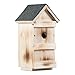 Produktbild Windhager Vogelnistkasten 3-in-1, Vogelhaus Vogelhäuschen, mit auswechselbaren Frontplatten für Verschiedene Vogelarten, 15 x 16 x 31 cm, 06997, Holz