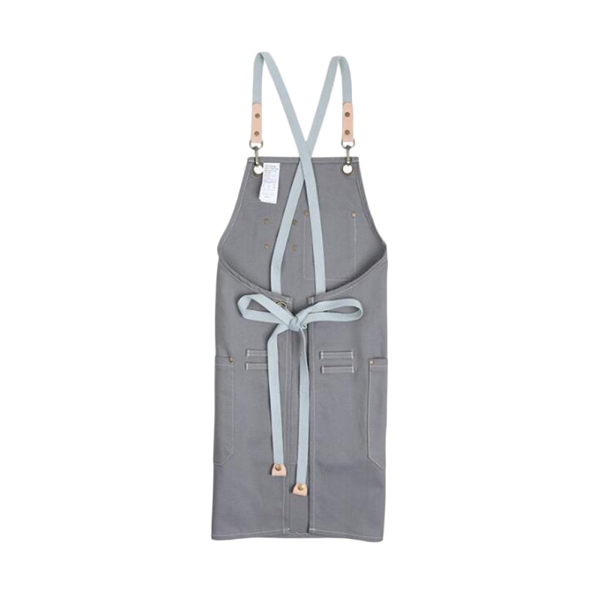 NAMOARLY Cooking Apron Gardening Apron Halter Apron Aprons for Men Work Apron Baking Apron Chef Bib Tool Apron for Men Oilproof Apron Kitchen Apron Barber Pockets Apron Bbq Apron Light Grey