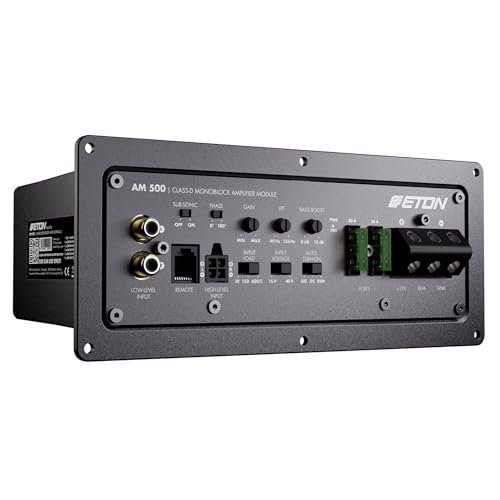 La tensione di ingresso del segnale audio può essere regolata a 1 – 15 V o 15 – 40 V, l'impedenza del segnale di ingresso a 10Ω, 150 Ω o 600 Ω. Il guadagno è regolabile da 6 V a 0,45 V. Il modulo Amp è inoltre in grado di start-stop.