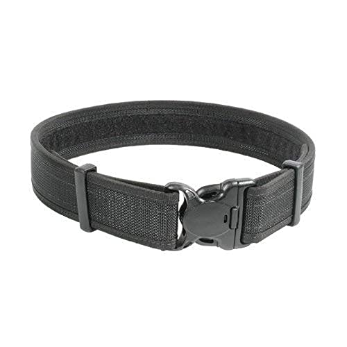 BLACKHAWK Plain Black Reinforced 2-Inch Web Duty Belt with Loop Inner - X-Large