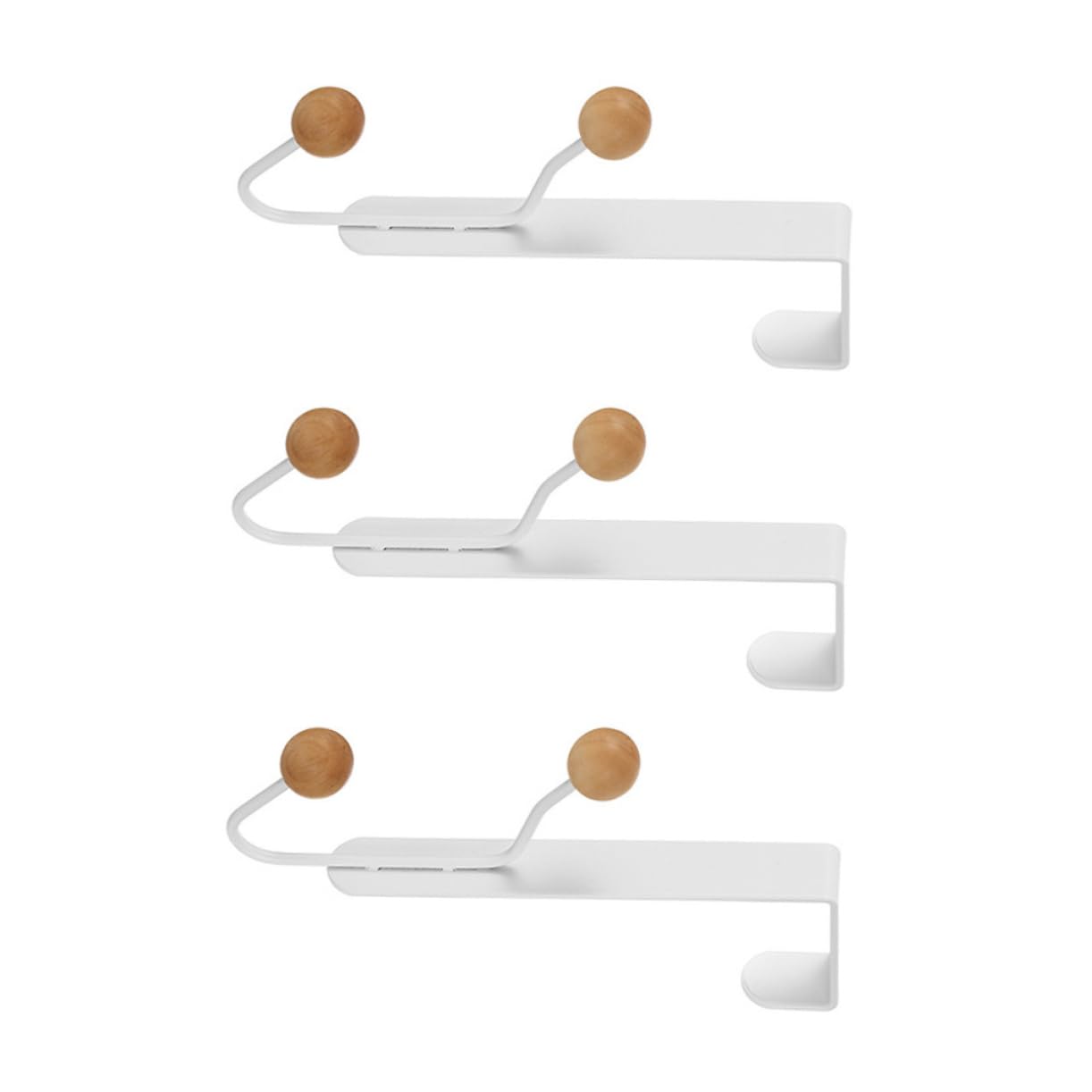 NAMOARLY The Door Coat Rack Heavy Duty s Hooks Door Hanger Hook Iron Over Utility