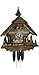 German Cuckoo Clock 8-day-movement Chalet-Style 20.00 inch - Authentic black forest cuckoo clock by HÃ¶nes