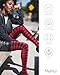 MeMoi Glasgow Plaid Cotton Tights for Women, Cozy, Warm and Fashionable Patterned Sweater Tights - Sizes Small to 6X, Red, 1X/2X