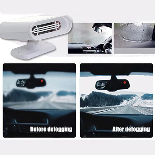 TOTMOX 12V 150W Auto Zigarettenanzünder Heizgebläse, Autoheizung Schnee Defogger Heizung Heizung