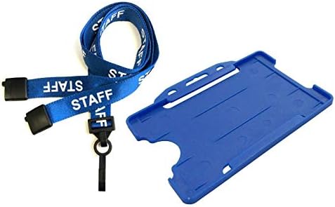 PCL Media ltd® Black Staff Lanyards with Safety Breakaway Clip Staff Lanyard