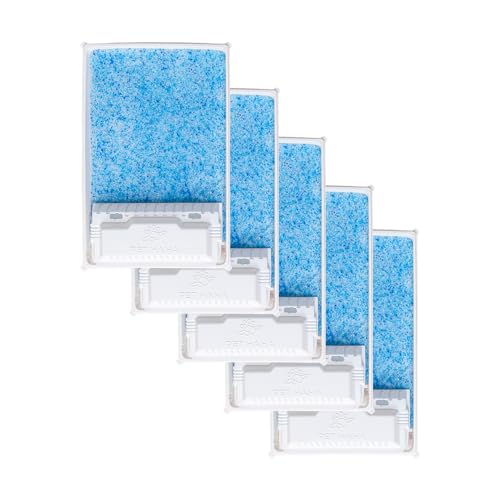 Crystal Cat Litter and Disposable Litter Trays 5 Sets Compatible with Petsafe Scoop-Free Classic/Legacy/Smart Litter Boxes Triple Leak Proof Design Excellent OdorControl One-Hand Disposing.