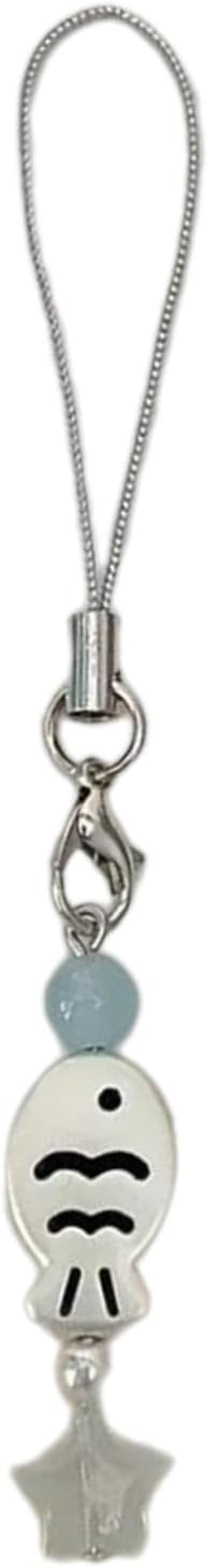 Fish Phone Charm Beaded Snapper Phone Lanyard Detachable Keychain Pendant Jewelry Accessory Bag Decors