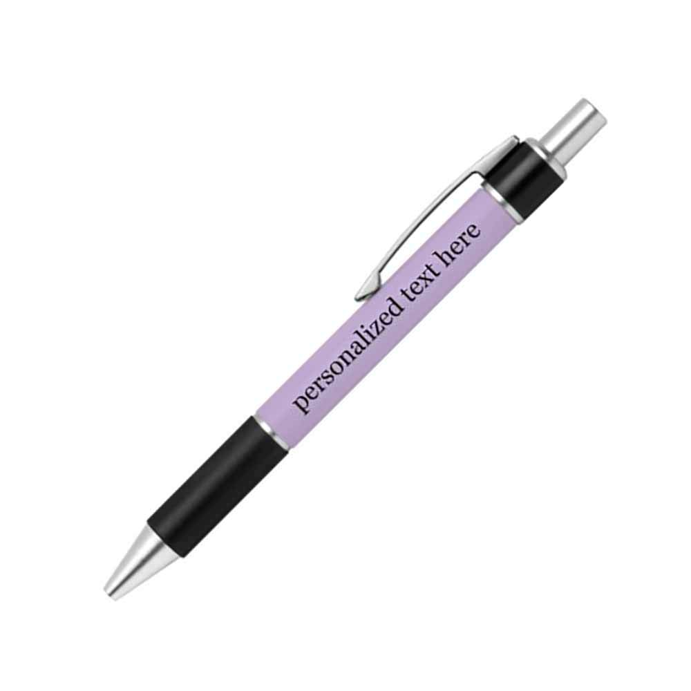 Personalized Pen - Custom Name or Message - Colors or Prints - Stationery Gift Office Business School Supplies (LAVENDER)