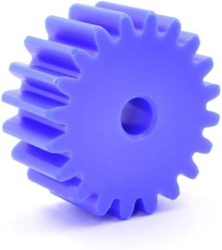 Plastic Motor Gear,1pc 2 Module Nylon Cylindrical 20mm Thickness Flat Spur 10mm Process Hole 2M 60T 65T 70T 75T 80T 90T 100 Teeth Spindle Pinion(75 Teeth)