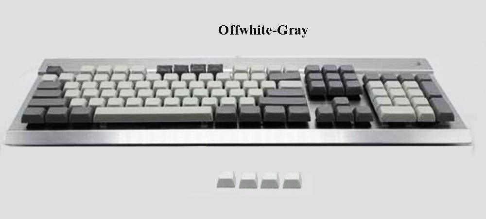 XDA Keycaps, 61-Key 87-Key 108-Key Blank Keycaps, Gray, White, Off-White, Mechanical Keyboard Key Cap for MX Switch,8