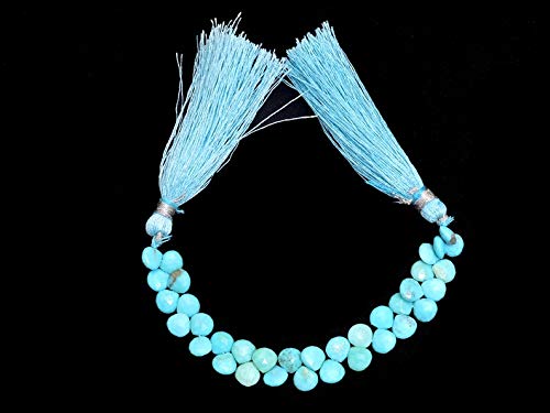Turquoise naturelle AAA perles facettées 6 mm authentiques sans traitement