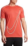 Fácil de usar NIKE M Dry SS Acdmy Gx Top Manga Corta, Hombre, Naranja (Turf Orange/Blanco/Blanco), XL