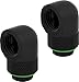Produktbild Corsair Hydro X Series 90° Abschlüsse Adapter Drehbar (Doppelpack, G1/4 Zoll BSPP Adaptergewinde, Messing Gefertigt Haltbarkeit, Sicherer Drehmechanismus, Ausgelegt auf hohe Durchflussraten) schwarz