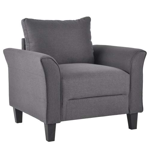 Alapaste 3 Piece Sofa Couch Set for Living Room,Sectional Sofa Sets for Living Room Furniture Sets,One 3-Seat Sectional Sofa & 1 Loveseat & 1 Single Chair,Grey