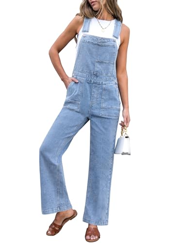 luvamia Jeans Overalls for Women Straight Wide Leg Baggy Comfy