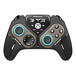 Turtle Beach Stealth Pivot Wireless Smart Game Controller Officially Licensed for Windows PC – Rotating Modules, Display Dashboard, Hall-Effect Sticks, Remappable Buttons, Bluetooth, 20-Hour Battery