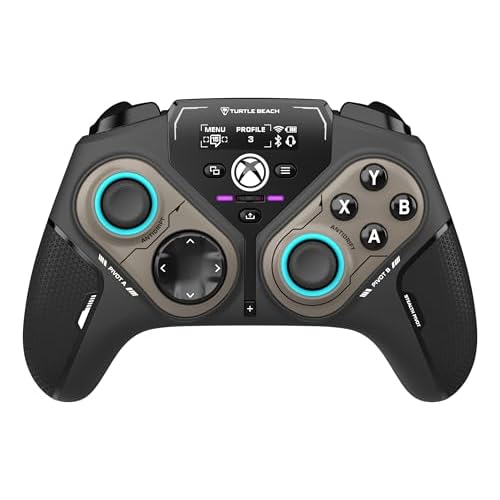 Turtle Beach Stealth Pivot kabelloser, smarter Game-Controller – Windows PC, Xbox Series X|S, Xbox One – Drehmodule, Display-Dashboard, Hall-Effekt-Sticks, zuweisbare Tasten, Bluetooth