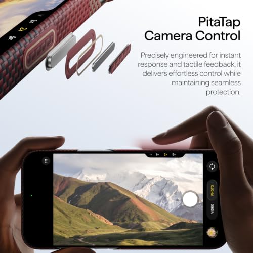 Image of pitaka for iPhone Pro Case 6.3 inch with Caseless Feeling, Autumn Dusk