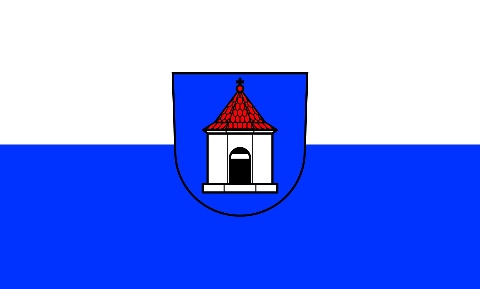 Drapeau Wolpertswende grand format paysage 1.35m² finitions haute résistance