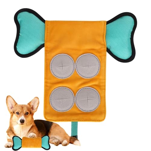 トリート自給式 犬用おもちゃ - インタラクティブ犬用給餌器おやつディスペンサー - 音付きスローフィーダー 子犬の知育トレーニング用 退屈解消おもちゃ