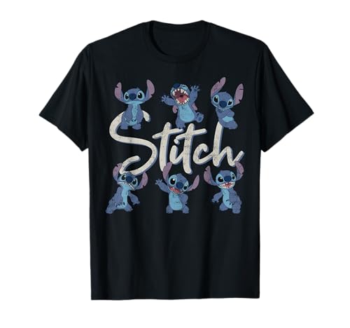 T-shirt Stitch Disney aux graphismes détaillés imprimés sur coton doux