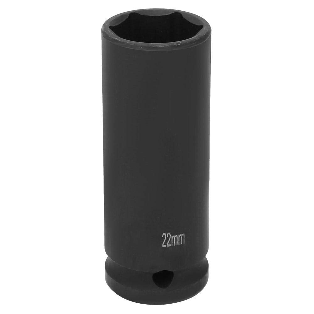 Schlagbuchse Aus Hochleistungsstahl - 6-Punkt Sechskant, 22 Mm, Für Druckluftschlüssel
